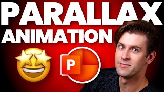 BREATHTAKING PowerPoint ✨PARALLAX✨ Animation Tutorial [upl. by Mcclish283]