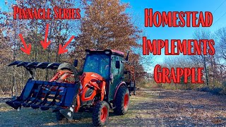 Kioti Tractor  Kioti CK2610  NEW Homestead GRAPPLE [upl. by Naujyt382]