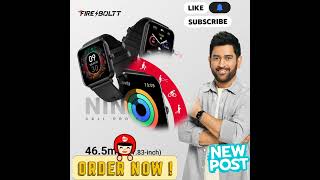 FireBoltt Ninja Call Pro Plus 4648mm 183 inch Smart Watch with Bluetooth Calling AI Voice [upl. by Ybok]