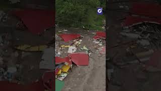 Avalancha destruye viviendas y comercios en Costa Rica [upl. by Aroon254]