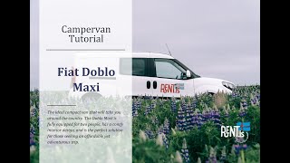 Fiat Doblo maxi campervan  Rentis [upl. by Imeaj]