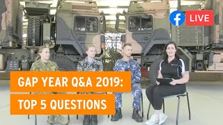 Gap Year QampA 2019 Top 5 Questions [upl. by Gerhan]