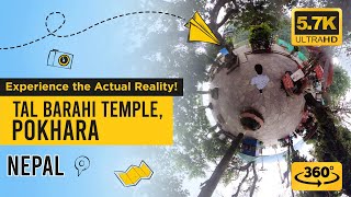 Travel Nepal VR 360  Tal Barahi  Pokhara  Nepal  Virtual Tour [upl. by Soluk]