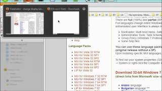 Vistalizator Смена языка в Windows 7 и Vista [upl. by Eseilenna]
