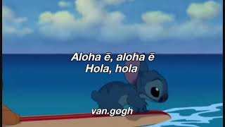 Hawaiian Roller Coaster Ride  Lilo amp Stitch lyricssub español [upl. by Ylloj]