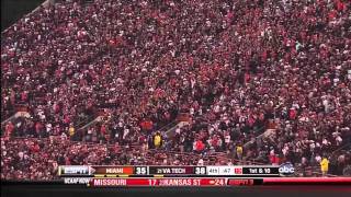 Virginia Tech Hokies vs Miami Hurricanes Final 6 Minutes 1082011 [upl. by Easton]