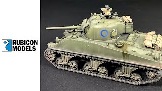 Rubicon Models 156 M4A4 Sherman Build and Paint Bolt Action [upl. by Lau]