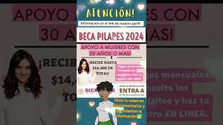 Beca pilares registro para mujeres de 30 años en adelante✅ [upl. by Aldus]