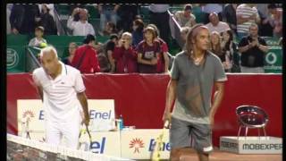 Faza zilei  Yannick Noah Younes El Aynoui Ilie Nastase Mansour Bahrami [upl. by Bower]