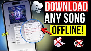 How To DOWNLOAD ANY MUSIC on iPHONE 2024 Offline Music [upl. by Sheeb500]