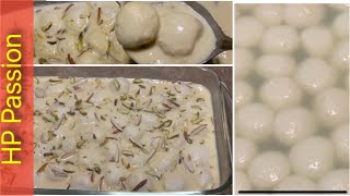 Soft Angoori Zafrani Dhaka Rasmalai Recipe at Home Channar Payesh Mini Rasmalai Bangali Sweet [upl. by Lepper458]