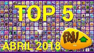 TOP 5 Mejores Juegos Frivcom de ABRIL 2018 [upl. by Enutrof359]