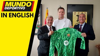 BARÇA BREAKING Wojciech Szczesny’s First Words as FC Barcelona’s New Goalkeeper  Official Signing [upl. by Derinna]