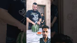 Prank video funny fun watermelon monilina challenge youtubeshorts Geniusfacts3 [upl. by Garrik]