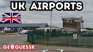 Airports in the UK on GeoGuessr American finds a few London airports [upl. by Kenon57]