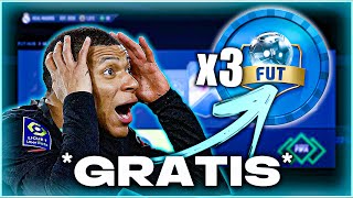 🚨CÓMO CONSEGUIR 3 FUT DRAFT GRATIS 🤑  FIFA 22 ULTIMATE TEAM⚽️🎮 [upl. by Elle]