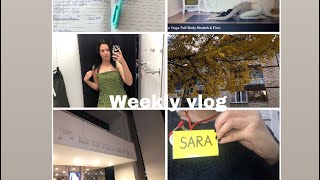 Weekly vlog Nova boja kosečišćenje stanapredstavaprva sedmica fakulteta 👩🏻 🧺🎭 📚 [upl. by Janeczka]