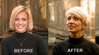 How to Create a Modern Short Cut 2016 Inspired by Clair Underwood Pixie Cut [upl. by Flavia]