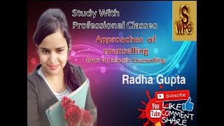 Non Directive counselling Approaches of counselling Part3 guidance and counsellingBEd IPU [upl. by Einnil283]