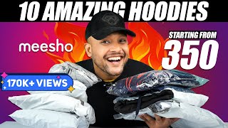 Top 10 Best HoodieSweatshirt Under 500 For Winter Men 🔥 Meesho Hoodie Haul 2024  ONE CHANCE [upl. by Pacificas776]