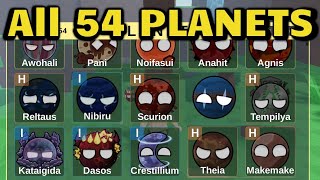 FIND THE PLANETS How to Get ALL 54 PLANETS Roblox [upl. by Asyla343]