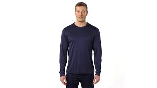 portTek® Long Sleeve PosiCharge® Competitor™ Tee ST350LS [upl. by Emalia]