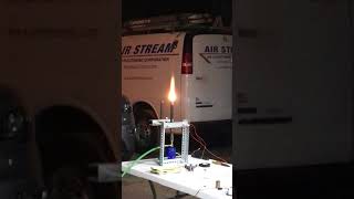 Aerospike Nozzle Test  2018 [upl. by Wincer]