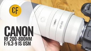 Canon RF 200800mm f639 IS USM lens review [upl. by Misab]