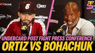 Serhii Bohachuk vs Vergil Ortiz Jr FULL UNDERCARD post fight press conference [upl. by Olegnaleahcim534]