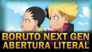 Boruto Naruto Next Generations  ABERTURA LITERAL EM PORTUGUÊS BR  Baton Road [upl. by Roch]