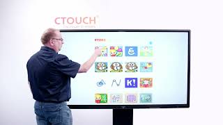 CTOUCH Riva 2 – how to use the app store [upl. by Lenod]