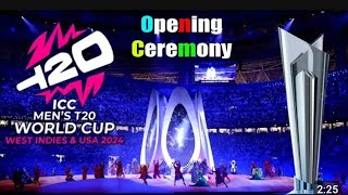 ICC T20 world cup opening ceremonyicc T20 world cup 2024😁 [upl. by Holder]