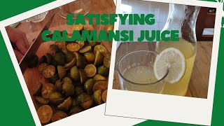 Calamansi Juice for the day ASMR [upl. by Ardisj]