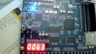 0 to 9999 seven segment counter fpga altera de1 board [upl. by Disini]