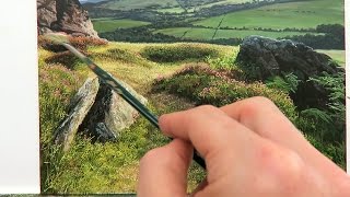 17 Landscape Oil Painting  Time Lapse [upl. by Weisbart]