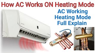 How AC Works ON Heating Mode  Air Conditioner Working Heating Mode Full Explain in UrduHindi [upl. by Rovner335]