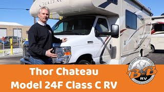 Thor Chateau Model 24F Class C RV Walkthrough [upl. by Atiuqet]