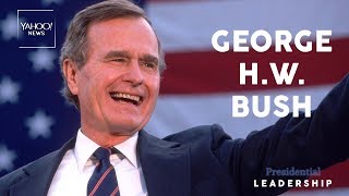 George HW Bush’s memorable action A pledge of no new taxes [upl. by Nosmas]