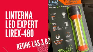 LINTERNA TRUPER LIREX 480 REVIEW Y PRUEBAS VEN A CONOCERLA [upl. by Auqinahs946]