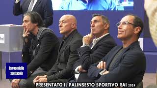 LA VOCE DELLO SPETTACOLO  PRESENTATO IL PALINSESTO SPORTIVO RAI 2024 [upl. by Anaidni]