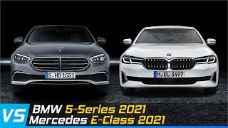 BMW 5Series 2021 Vs Mercedes EClass 2021  Design amp Specs Comparison  Aircar [upl. by Liv929]