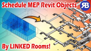 Revit Snippet Schedule MEP Equipment by Linked Rooms FAST [upl. by Kotz842]