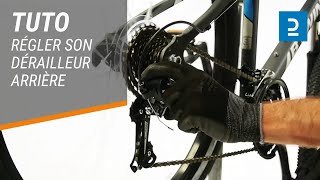 Comment régler son dérailleur arrière de vélo [upl. by Arimahs37]