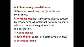 Malabsorption syndrome [upl. by Seabrook]