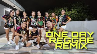 ONE DAY REGGAE REMIX  ZUMBA STARS  Zumba Dance fitness [upl. by Etnecniv]