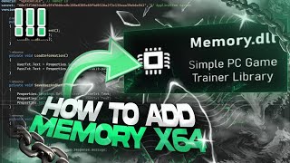 How to Add Memorydll x64 Version  Samurai X Cheat [upl. by Bogey]