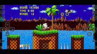 White Sonic in Sonic The Hedgehog 1 Old RomHack [upl. by Hum]