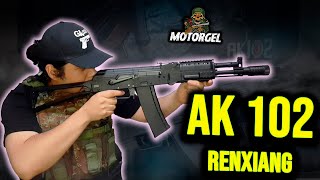 AK102 RX 11 de hidrogel  Review unboxing prueba Gel blasters [upl. by Aivyls121]