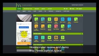 Hostmonster review demo site cPanel and should you signup [upl. by Ynes]