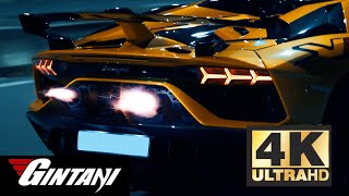 F1 SOUND LAMBORGHINI AVENTADOR SVJ GINTANI EXHAUST  TOPCAR PERFORMANCE  DD Media 4K [upl. by Ijies32]